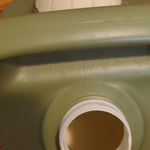 Vintage Thermos Hot & Cold Cooler Avocado Green Double Container  Picnic Camping - Picture 11 of 11